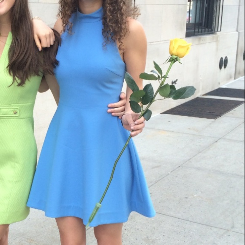 Elizabeth and James blue sleeveless dress